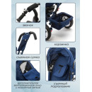 Велосипед 3-х колесный ZIGZAG CLASSIC 10"/8" 5588 Синий (33546) 