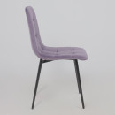 Стул AV 406-N, сливовый бархат Confetti plum/черный (119623)