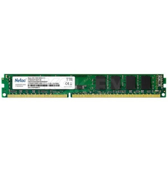 Оперативная память Netac Basic DDR3-1600 8GB C11 NTBSD3P16SP-08 (NTBSD3P16SP-08) 