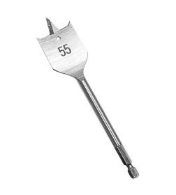 Сверло по дереву перьевое 55х152 мм VERTEXTOOLS 1133-55