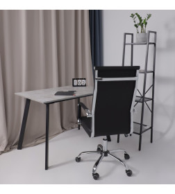 Кресло рабочее ELEGANCE, LIGHT, ECO, черный