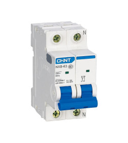 Выключатель автоматический Chint NXB-63 1P+N 16А 6кА х-ка B (R)