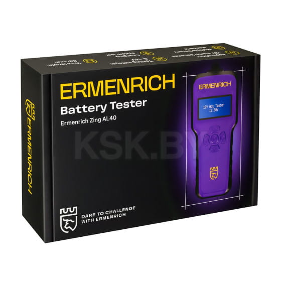 Тестер аккумуляторный Ermenrich Zing AL40 (83823) 