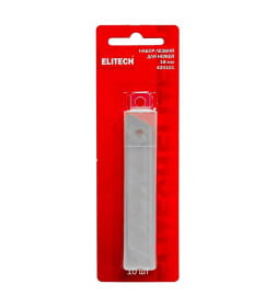 Лезвия для ножа 18 мм (10 шт.) ELITECH 207692