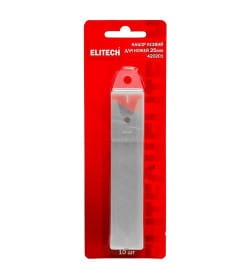Лезвия для ножа 25 мм (10 шт.) ELITECH 207693