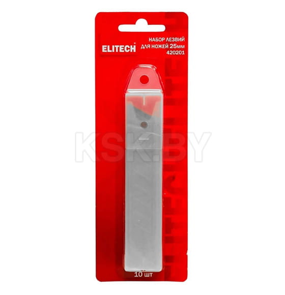 Лезвия для ножа 25 мм (10 шт.) ELITECH 207693 (207693) 