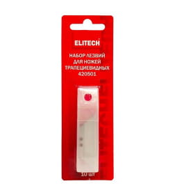 Лезвия для ножа трапециевидные 19 мм (10 шт.) ELITECH 207694