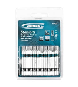 Бита TORX 40х50 мм сталь S2 (10 шт.) Gross 11473