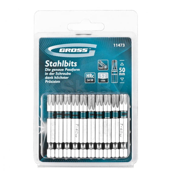 Бита TORX 40х50 мм сталь S2 (10 шт.) Gross 11473 (11473) 