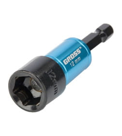 Бита с торцевой головкой 12 мм магнитная Nut-Driver S2 Gross 11621