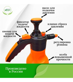 Опрыскиватель пневматический ручной "Гардения" 3,0 л, 011487