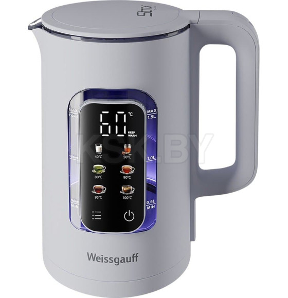 Электрический чайник  Weissgauff WK 1500 Dw Touch BodyCool (WK1500DwTouchBodyCool) 