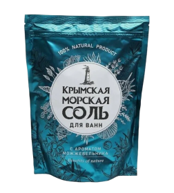 Соль морская Крымская для ванн Можжевельник 1100 г. КС-97