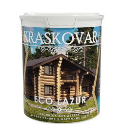 Пропитка для дерева Kraskovar Eco Lazur, ГРАФИТ 0,9л