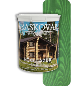 Пропитка для дерева Kraskovar Eco Lazur, АКАЦИЯ 0,9л