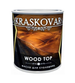 Масло Kraskovar Wood Top для столешниц БЕЛЫЙ 0,75л