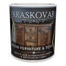 Масло Kraskovar Wood Furniture & Toys для мебели и детских игрушек ДУБ 0,75л