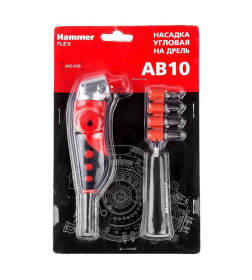 Насадка угловая на дрель Hammer Flex AB10