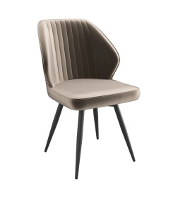 Стул MICHAEL-R1, d05 CAPPUCCINO LUX\черный