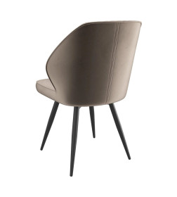 Стул MICHAEL-R1, d05 CAPPUCCINO LUX\черный