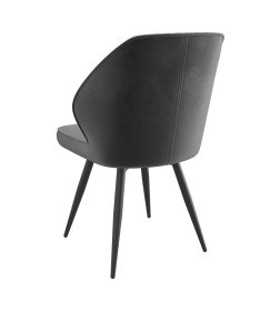 Стул MICHAEL-R1, d10 HEMATITE LUX\черный