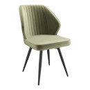 Стул MICHAEL-R1, d12 OLIVE LUX\черный (120239) 