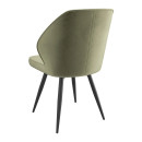 Стул MICHAEL-R1, d12 OLIVE LUX\черный (120239) 