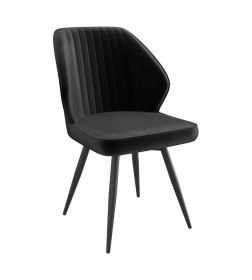 Стул MICHAEL-R1, d24 BLACK LUX\черный
