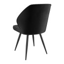 Стул MICHAEL-R1, d24 BLACK LUX\черный (120066) 