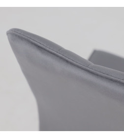 Стул OREO, темно-серый велюр HLR-21/черный