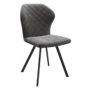 Стул ROBBY D-R, b28 ANTRACITE LUX\черный (120081) 