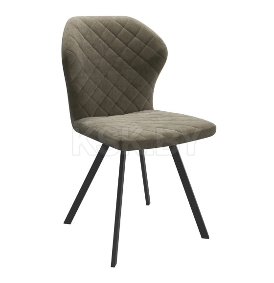 Стул ROBBY D-R, b05 LATTE LUX\черный (120080) 