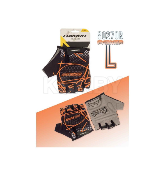 Перчатки велосипедные Favorit 8027OR-L (8027OR-L) 