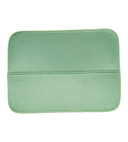 Коврик для сушки посуды 45х35 см (зеленый) 105024 Skandi Рыжий кот