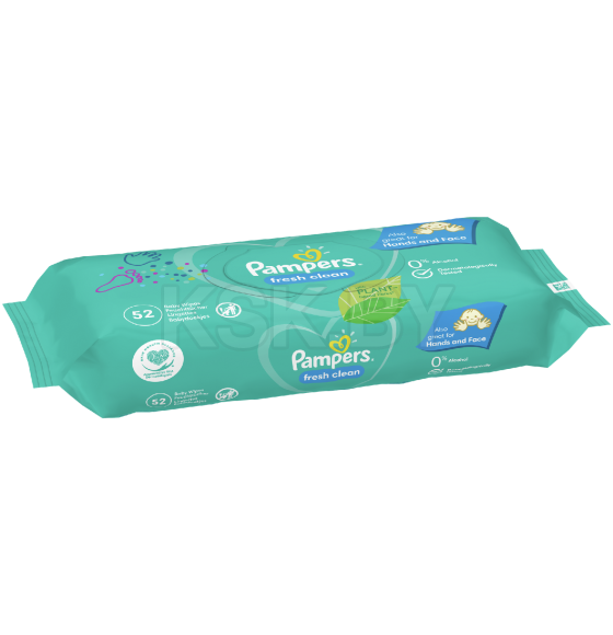 Салфетки влажные детские Pampers Fresh Clean 52шт. (1360) 