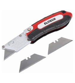 Нож 19 мм складной ELITECH 207183