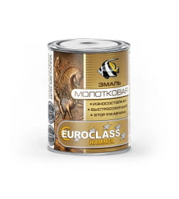 Эмаль декор. "EUROCLASS"  с молот. эф. зол. 0,8 кг