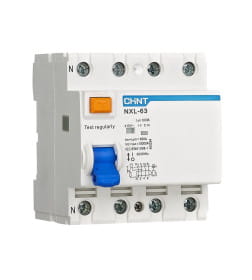 Устройство защитного отключения Chint NXL-63 4P 63А 30мА 6кА тип AC (R)