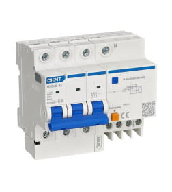 Дифференциальный автомат Chint NXBLE-32 3P+N C32 30мА тип AC 6кА (R)
