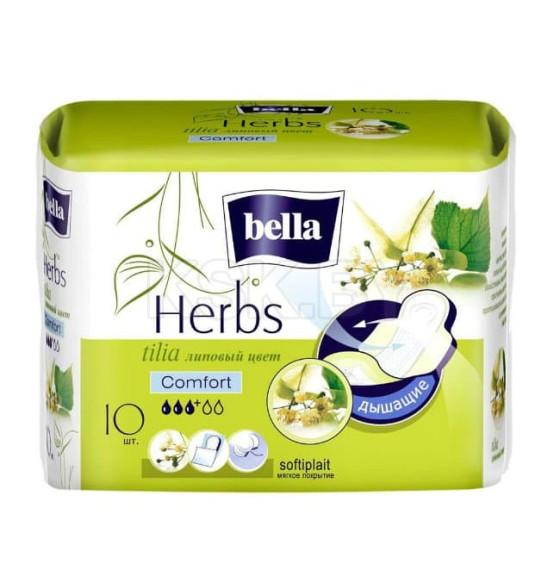 Прокладки гигиенические BELLA Herbs Tilia Comfort 10шт