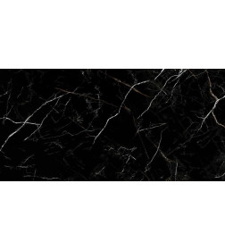 Керамогранит Cersanit Nero полированный HG черный ректификат 600x1200х7.5 мм