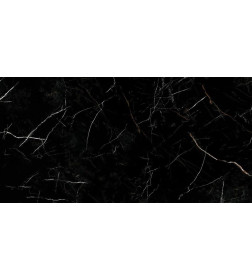 Керамогранит Cersanit Nero полированный HG черный ректификат 600x1200х7.5 мм
