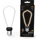 Лампа Gauss Filament Artline ST64 4W 330lm 2700K E27 milky LED (1005802104) 