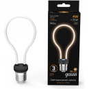 Лампа Gauss Filament Artline A72 4W 330lm 2700K E27 milky LED (1004802104) 