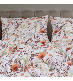Постельное бельё "Этель" Евро Summer bloom 200*217 см, 220*240 см, 70*70 см-2 шт, поплин 125 г/м2, хл 100%