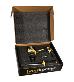 Дрель-шуруповерт аккумуляторный Hanskonner HCD18165BL 1BatterySystem (без АКБ и ЗУ)