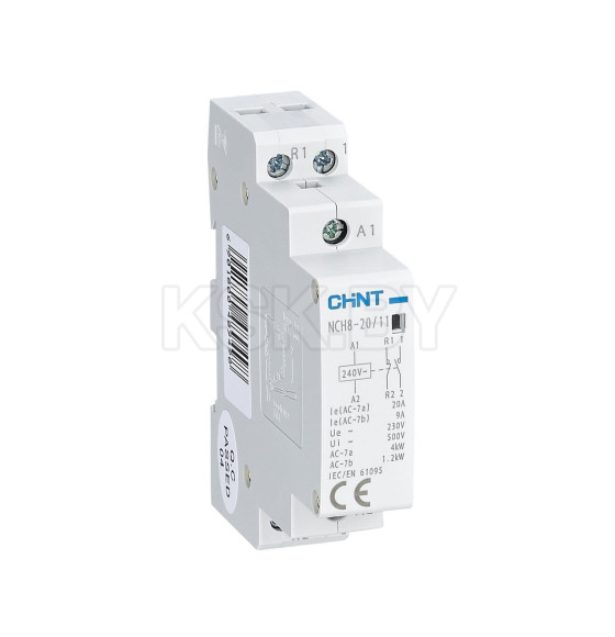 Контактор модульный Chint NCH8-20/11 20А 1НЗ+1НО AC220/230В, 50Гц (R) (256052) 