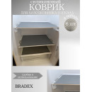 Набор силиконовых противоскользящих ковриков 45х30 см (6 шт), серый TDA4608 (TDA4608) 