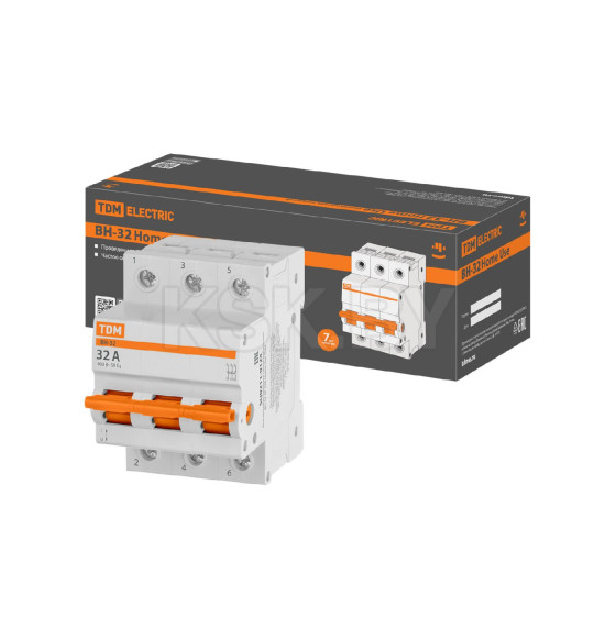 Выключатель нагрузки (мини-рубильник) ВН-32 3P 32A Home Use TDM SQ0211-0124 (SQ0211-0124) 