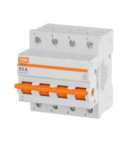 Выключатель нагрузки (мини-рубильник) ВН-32 4P 63A Home Use TDM SQ0211-0137